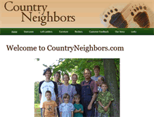 Tablet Screenshot of countryneighbors.com